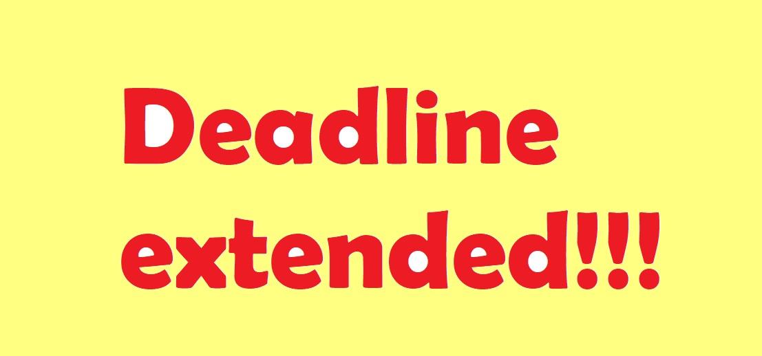 Calls for proposals: Deadline extension